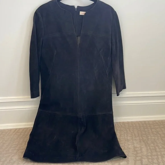 knee length dresses for ladies Tory Burch Women's Color Block Tunic Dress  Saint Bernard